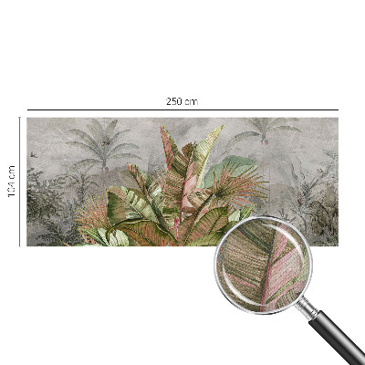 Självhäftande fototapet med exotiskt djungelmotiv