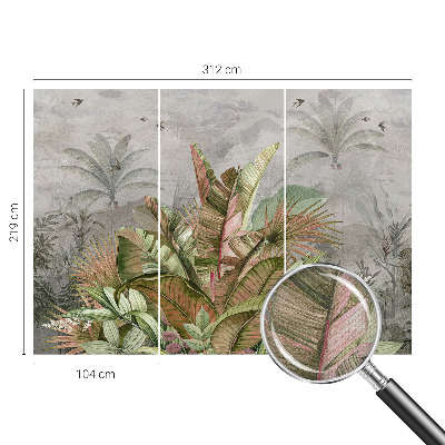 Självhäftande fototapet Exotisk djungel