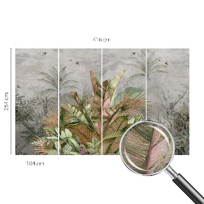 Självhäftande fototapet Exotisk djungel