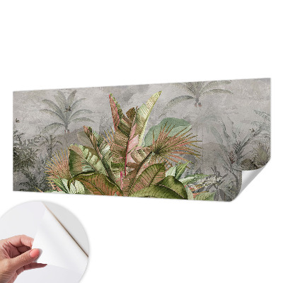 Självhäftande fototapet med exotiskt djungelmotiv