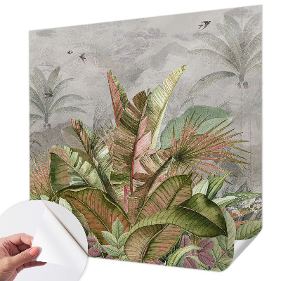 Självhäftande fototapet Exotisk djungel