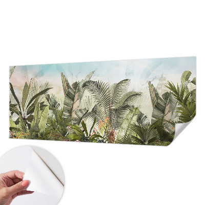 Fototapet för barn med motiv av ett tropiskt paradis