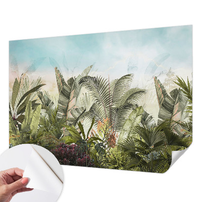 Fototapet för barn med motiv av ett tropiskt paradis