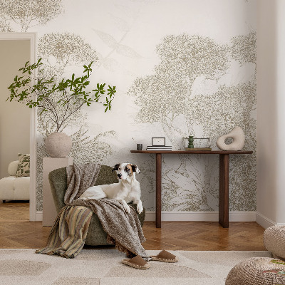 Självhäftande fotovägg Tropisk vegetation