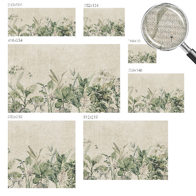 3D fototapet Tropisk djungel