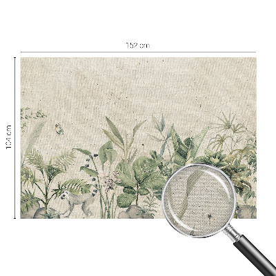 3D fototapet Tropisk djungel