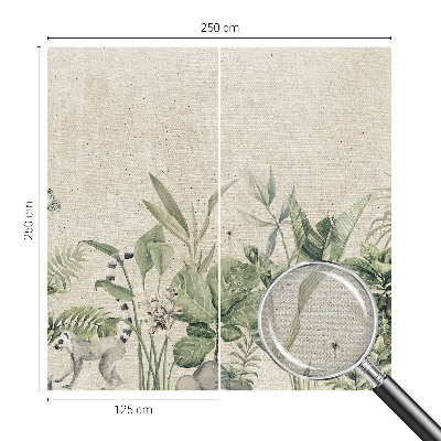 3D fototapet Tropisk djungel