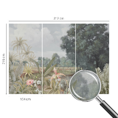 Fototapet barn Exotiskt landskap