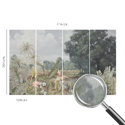 Fototapet barn Exotiskt landskap