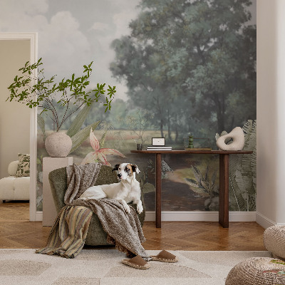 Fototapet barn Exotiskt landskap