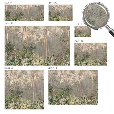 Fototapet barnrum Naturlig harmoni