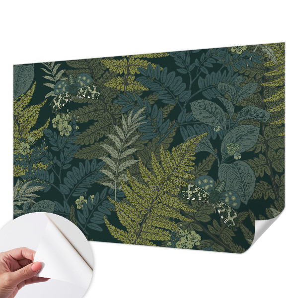 Peel and stick fototapet Grön elegans