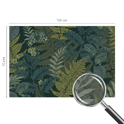 Peel and stick fototapet Grön elegans