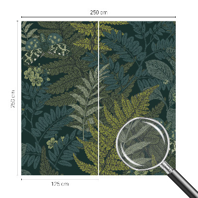 Peel and stick fototapet Grön elegans