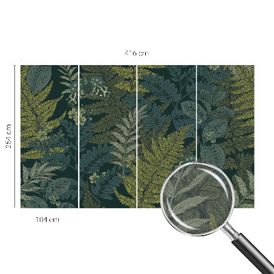 Peel and stick fototapet Grön elegans