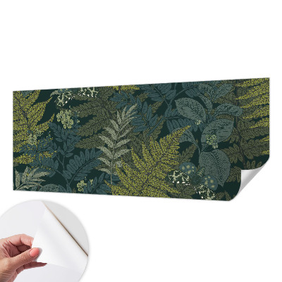 Peel and stick fototapet i en grön och elegant design