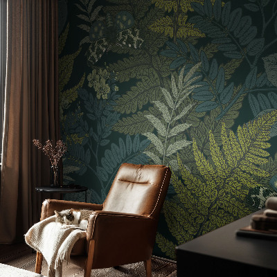 Peel and stick fototapet Grön elegans