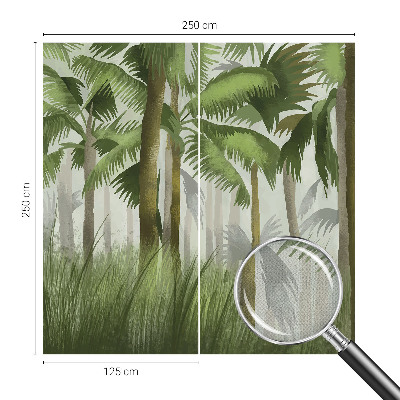 Självhäftande fototapet Tropisk skog