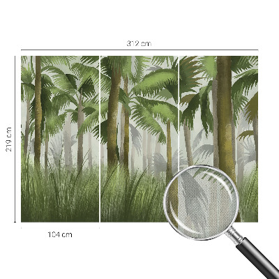 Självhäftande fototapet Tropisk skog