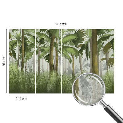 Självhäftande fototapet Tropisk skog