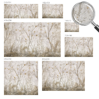 Fototapet barn Ett skogshörn