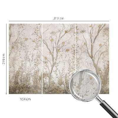 Fototapet barn Ett skogshörn