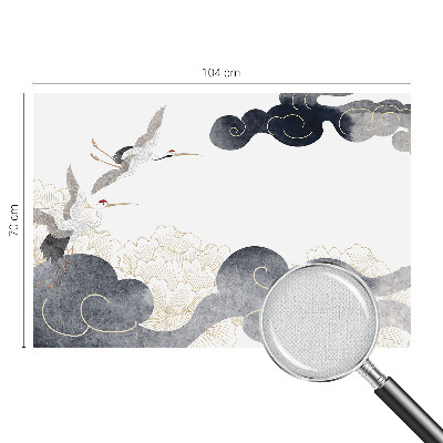 Fototapet barnrum Tranor i flygning