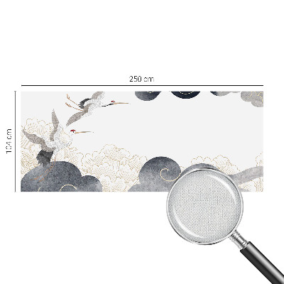 Fototapet barnrum Tranor i flygning