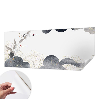 Fototapet barnrum Tranor i flygning