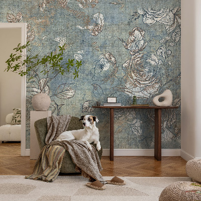 Självhäftande fototapet Romantiska rosor