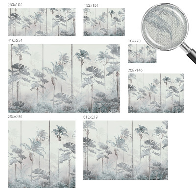 Självhäftande fotovägg Tropiskt landskap