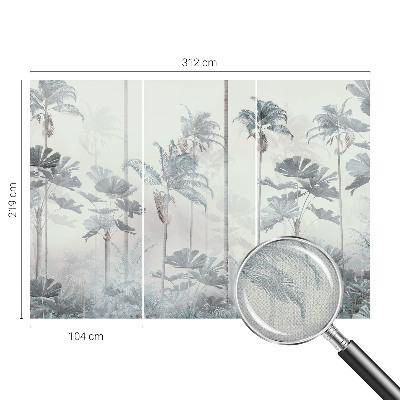 Självhäftande fotovägg Tropiskt landskap