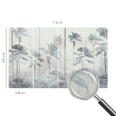 Självhäftande fotovägg Tropiskt landskap