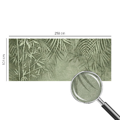 3D fototapet med motiv av ett bambuparadis