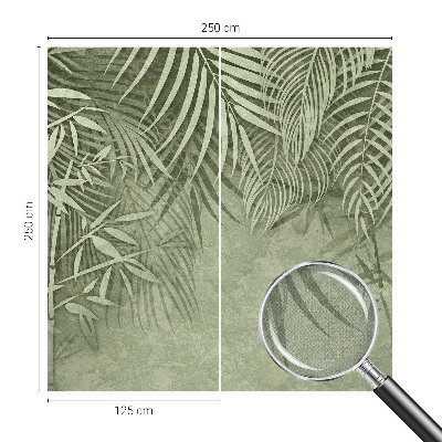 3D fototapet med motiv av ett bambuparadis