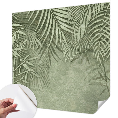 3D fototapet med motiv av ett bambuparadis