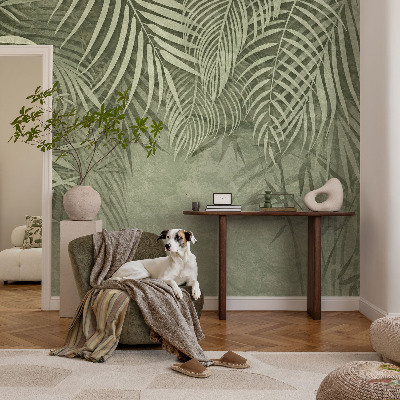 3D fototapet med motiv av ett bambuparadis