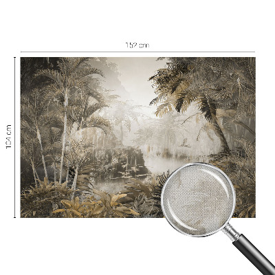 Fototapet barnrum med motiv av en tropisk skog