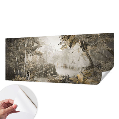 Fototapet barnrum med motiv av en tropisk skog