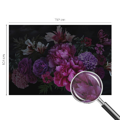 Självhäftande fototapet med blommigt mönster för en elegant inredning