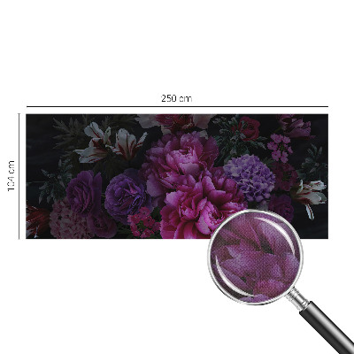 Självhäftande fototapet med blommigt mönster för en elegant inredning