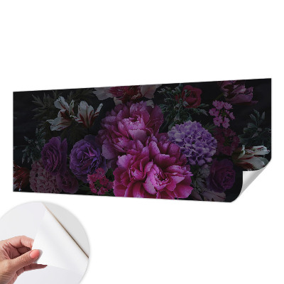 Självhäftande fototapet med blommigt mönster för en elegant inredning