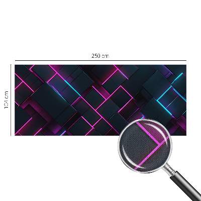 Fototapet för barn med neongeometriskt mönster