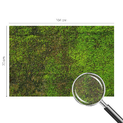 Självhäftande fototapet Grön matta