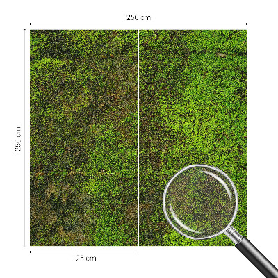 Självhäftande fototapet Grön matta