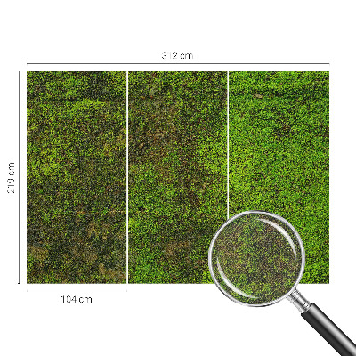 Självhäftande fototapet Grön matta