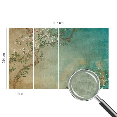 Peel and stick fototapet Blommig harmoni