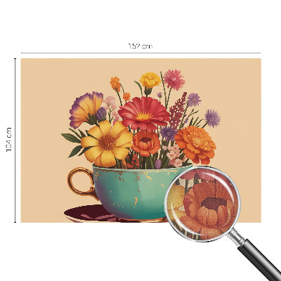 Fototapet barn En färgglad bukett