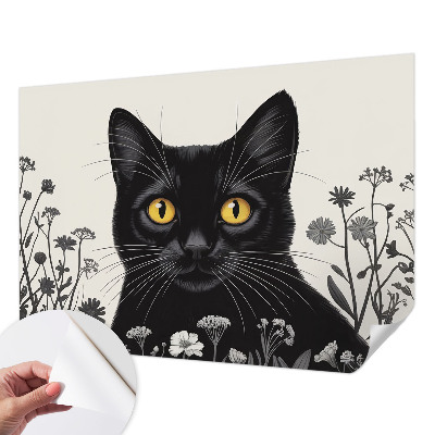 Fototapet barnrum Kattblommor