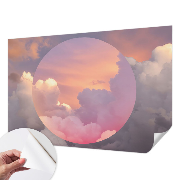 Självhäftande fototapet Eteriska moln